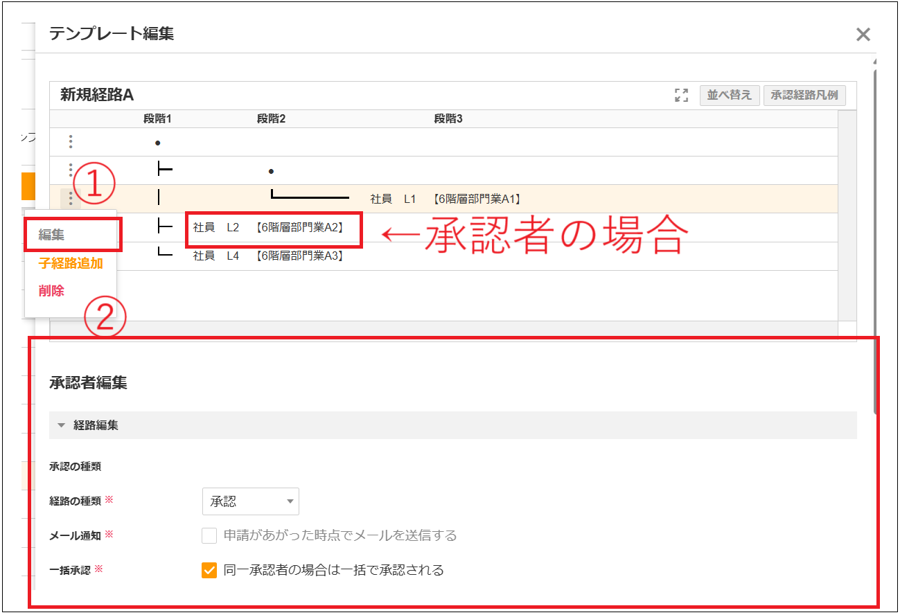慧様ご確認ページ 2.0.17～】承認経路マスタのテンプレート – ZACヘルプセンター