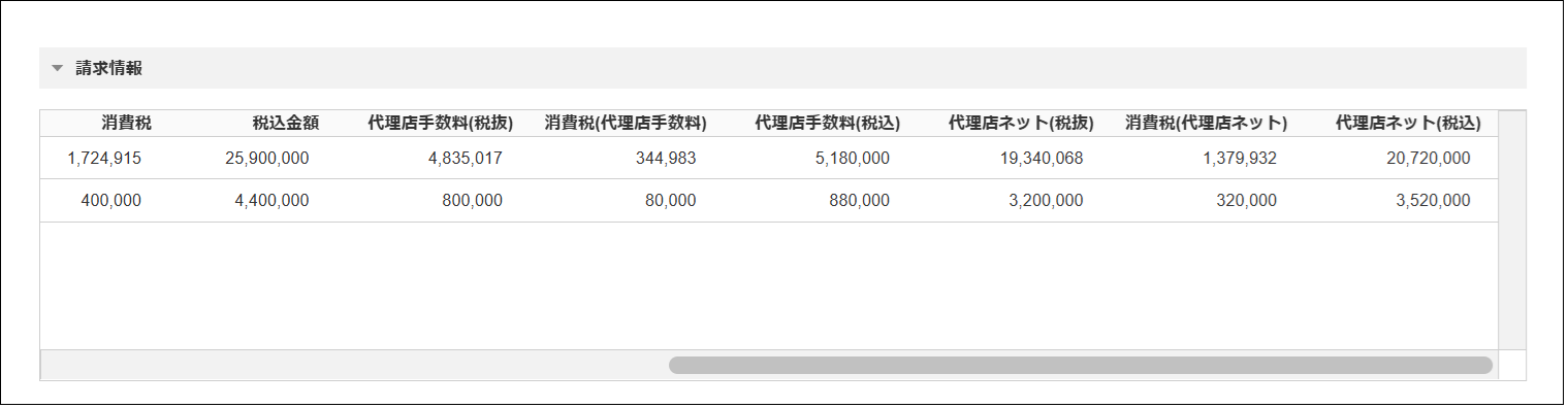 3.1～】【代理店手数料】「合計請求書作成ダイアログ」の画面構成