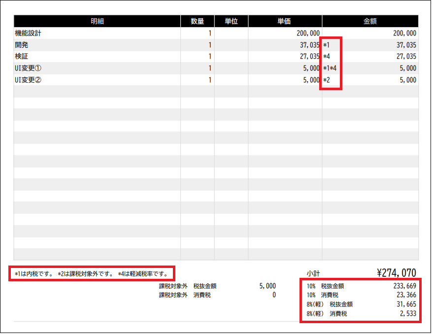 2.0.19～】合計請求書の明細を編集する – ZACヘルプセンター